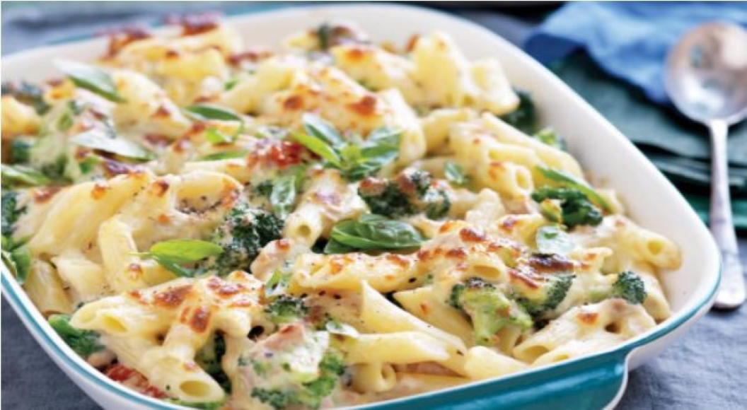 Creamy Tuna and Broccoli Pasta Bake